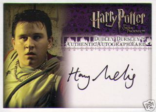Harry Potter OOTP Update Harry Melling Autograph