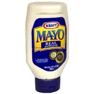 Kraft Mayo Real Mayonnaise, 18 Ounce Easy Squeeze Bottles (Pack of 6