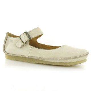 Clarks Originals Faraway Fell Beige Leather Womens Shoes