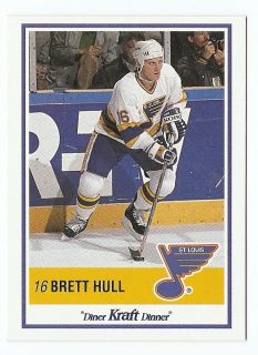1990 91 Brett Hull Kraft Hockey Trading Card 20