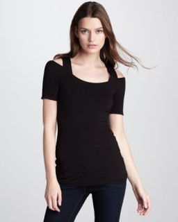 Bailey 44 The Worlds a Stage Shoulder Cutout Top   