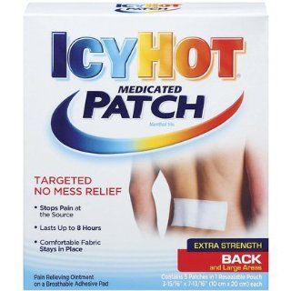 Icy Hot Extra Strength Back Medicated Pain Relieving Patch