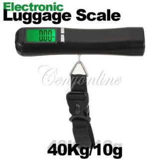  LCD Portable Digital Electronic Luggage Hook Hanging Travel Fish Scale