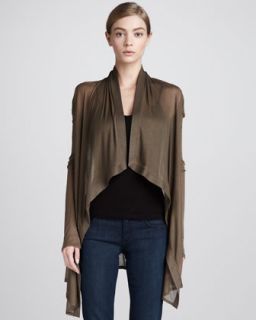 HELMUT Sheer Asymmetric Cardigan   