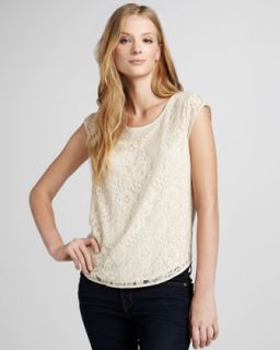 Michael Simon Crochet Cardigan   