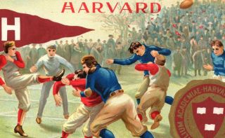 1911 Authentic Harvard Football T6 Murad Premium College Series