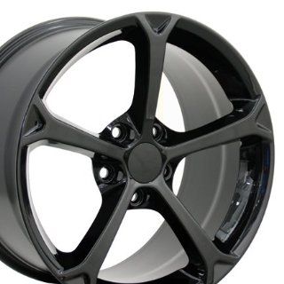 19 Fits Chevrolet   Corvette Grand Sport Style Replica Wheels   Black