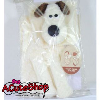 Wallace Gromit Plush Toilet Paper Roll Tissue Holder New