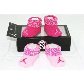 Nike Air Jordan Newborn Infant Baby Booties Pink W/classic