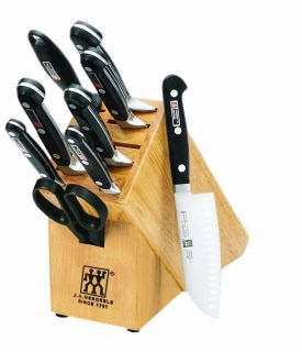 Zwilling J.A. Henckels Twin Pro S 10 Piece Knife Set with Block, New