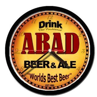 ABAD beer and ale wall clock 