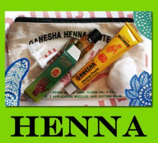 Amazing Henna Mehndi Temporary Body Art Tattoo Kit inc henna oil and