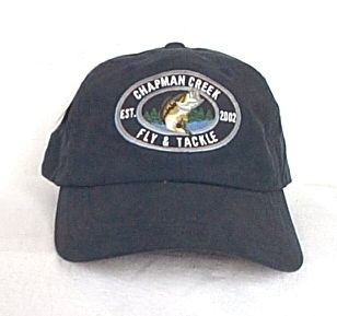 Chapman Creek Bass Fishing Ball Cap Hat Microfiber