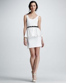 Belted Sleeveless Dress  