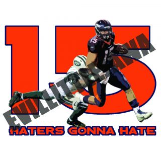 Tim Tebow Haters Gonna Hate T Shirt s XXL Denver Broncos Florida
