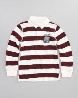 burberry 56 striped rugby polo