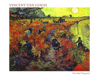 Art T Shirt Van Gogh Red Vineyard