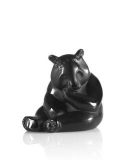 Lalique Black Panda Figurine   