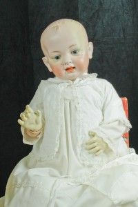 RARE German 22 Hertel Schwab Bisque Dome Head Character Baby Doll