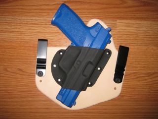IWB Kydex Leather Hybrid Holster Sig Sauer P220 P225 P226 Mosquito