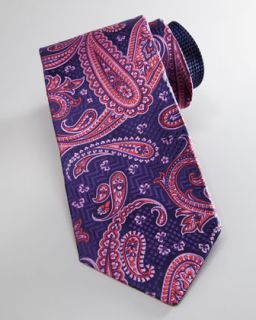 paisley tie purple pink $ 98