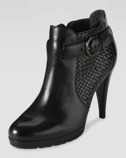 X1MQH Cole Haan Air Kennedy Woven Ankle Boot, Black