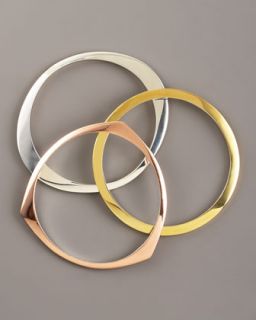 Elizabeth and James Triangle Stacking Bangle, Rose Gold   Neiman