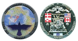 Thule Air Force Base 821st Greenland Challenge Coin