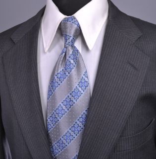 ISW Recent Hickey Freeman Gray 2btn Suit 44R 44 R