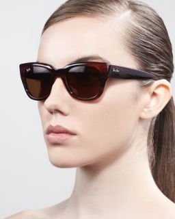 Enamel Cat Eye Sunglasses  