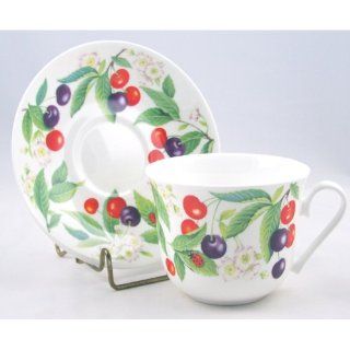 Fine English Bone China Breakfast Cup and Saucer   Sweet