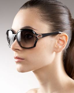 Gucci Oversize Plastic Sunglasses   