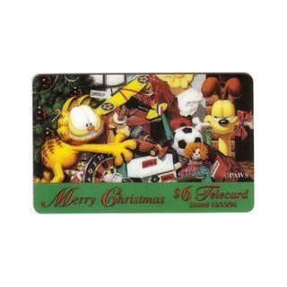 Collectible Phone Card $6. Garfield, Odie And Toys