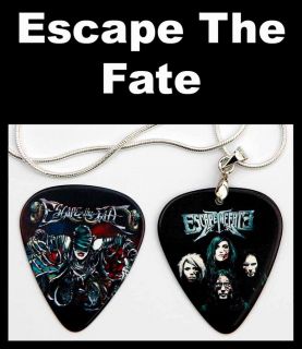  Escape The Fate Guitar Pick Necklace Matching Pick