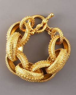 Y0NTP Oscar de la Renta Textured Link Bracelet