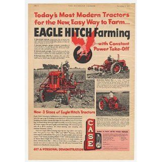 1952 Case SC DC DC4 Eagle Hitch Tractors Print Ad Home