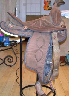 Big Horn Synthetic Western Cordura Saddle