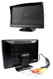  Reversing Camera Kit 5 Inch Back Up LCD +Night Vision Rearview Cam