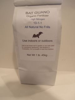  Guano Organic Fertilizer All Natural 1lb Bag High Nitrogen No Frills