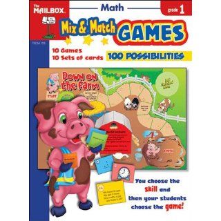 Quality value Mix Match Games Math Gr 1 By The Education