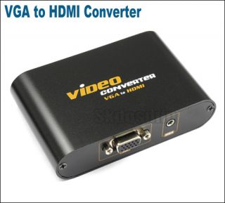 PC VGA Audio Video to HDMI HDTV Converter Adapter S1132