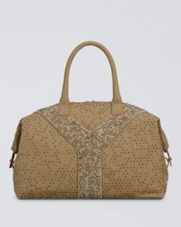 Yves Saint Laurent Studded Easy Rock Satchel   