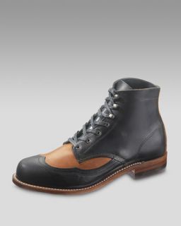 Wolverine Addison Two Tone Wing Tip Boot   