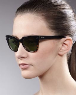 Icons Wayfarer Sunglasses, Black/Yellow