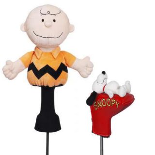 charlie brown and snoopy head covers