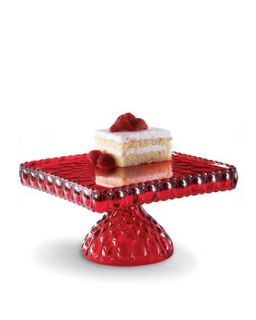  available in red $ 100 00 neimanmarcus red glass cake plate $ 100