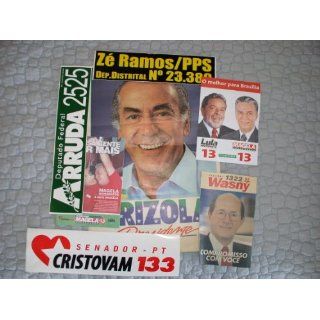 A lot of Brazilian Political Campaign Items (Bumper