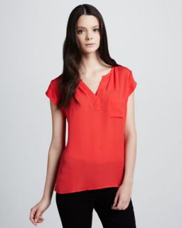  sleeve top available in red $ 178 00 joie siegal cap sleeve top $ 178