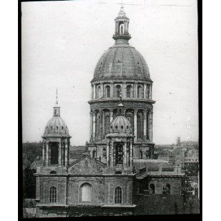 Antique Glass Slide   Cathedral (Exterior, west view