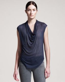  available in dusty sapphire $ 115 00 helmut voltage drape front top